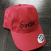 Birdie Dad Hat - red-black