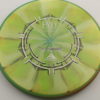 Plasma Envy - swirly - yellow-green - silver - black - 170g - 169-1g - somewhat-flat - neutral