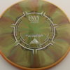 Plasma Envy - swirly - yellow-orange - silver - black - 173g - 172-0g - somewhat-flat - neutral