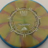 Plasma Envy - swirly - blue - silver - black - 171g - 170-0g - somewhat-flat - pretty-stiff