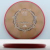 Plasma Envy - swirly - red - silver - black - 171g - 171-2g - somewhat-flat - somewhat-stiff