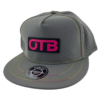 OTB 5 Panel Sector Hat - Diameter Apparel - Rainbow Thread - gray - Pink - flat-bill