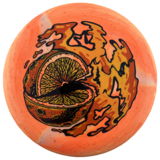Supreme Flight Open Tri Foil Orange ESP Swirl Sparkle Luna