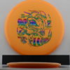 Big Z Buzzz - 2023 Ledgestone Edition - orange - rainbow-fracture - green - 173-175g - 174-8g - somewhat-flat - somewhat-stiff