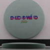 2026 Deuces Wild DX Color Glow Polecat - blue - rainbow-lines - 175g - 173-2g - somewhat-domey - pretty-stiff