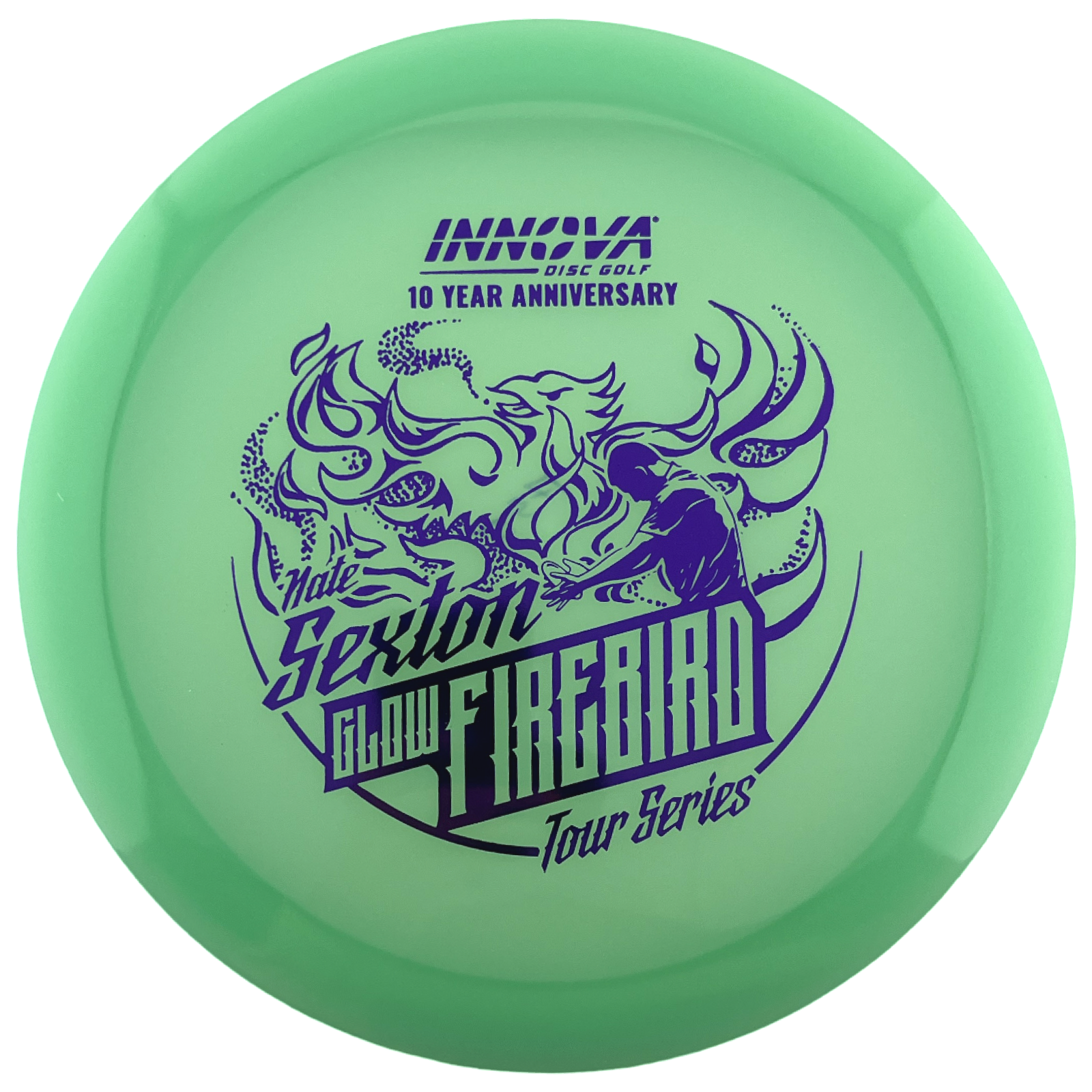 2023 Nate Sexton Firebird - Glow Halo Champion Innova Disc